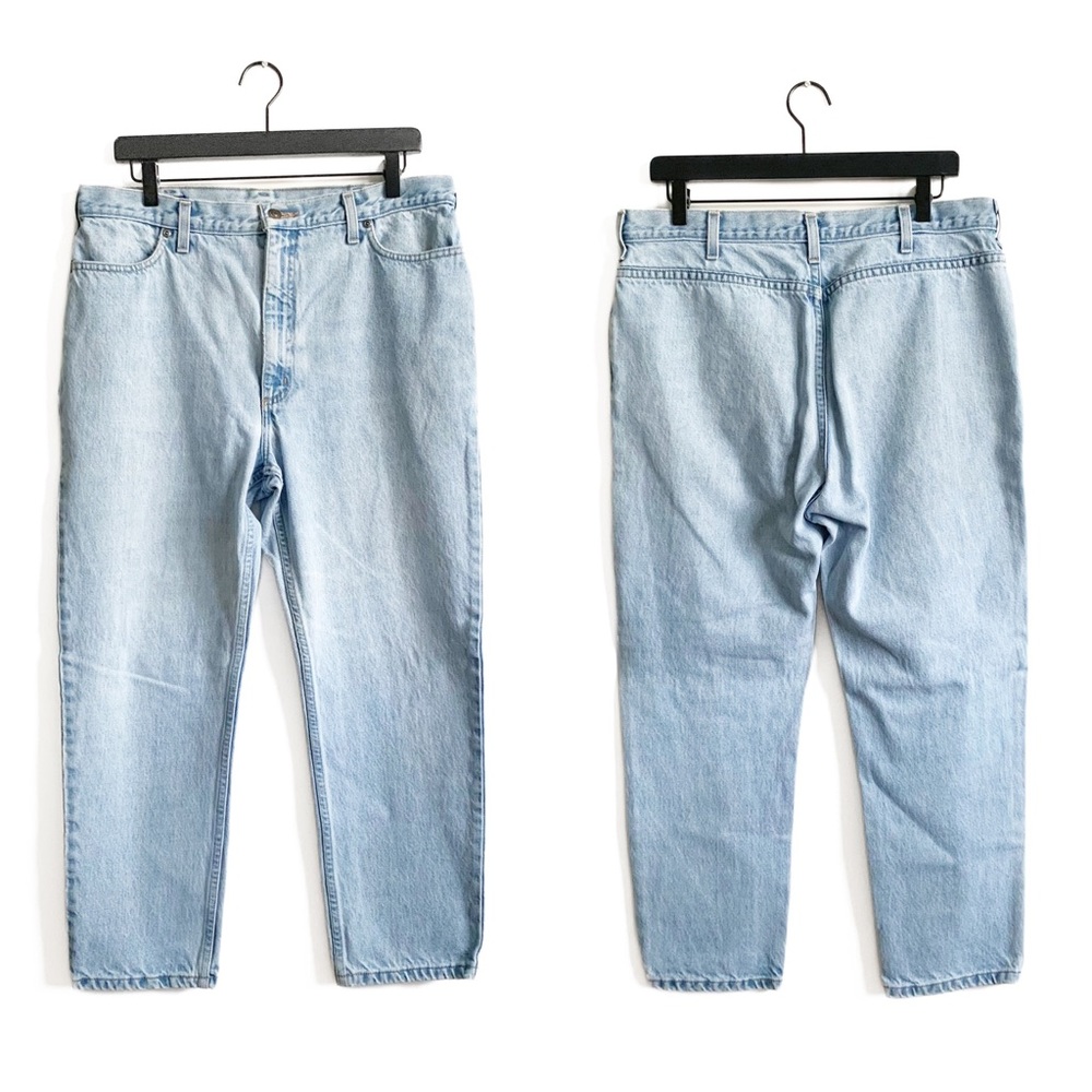 Lands’ End Vintage 90s High Waist Pocketless Retro Mom Jeans